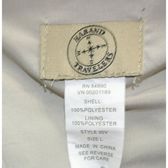 Haband Travelers Fishing/Hunting Beige Vest Size Large - Picture 3 of 4